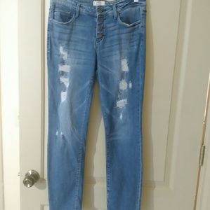 LEI Ripped Distressed Skinny Jeans Size 5